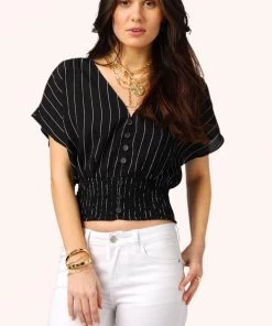 Hyfve Lola Striped Crop Top