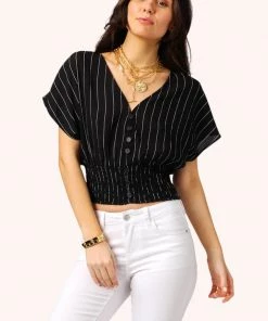 Hyfve Lola Striped Crop Top
