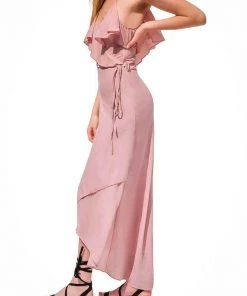 Promesa Clothing Ruffled Wrap Dress