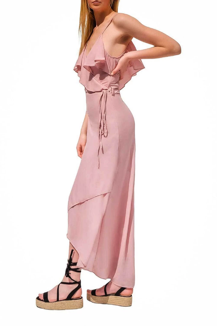 Promesa Clothing Ruffled Wrap Dress 2 Promesa Clothing Ruffled Wrap Dress