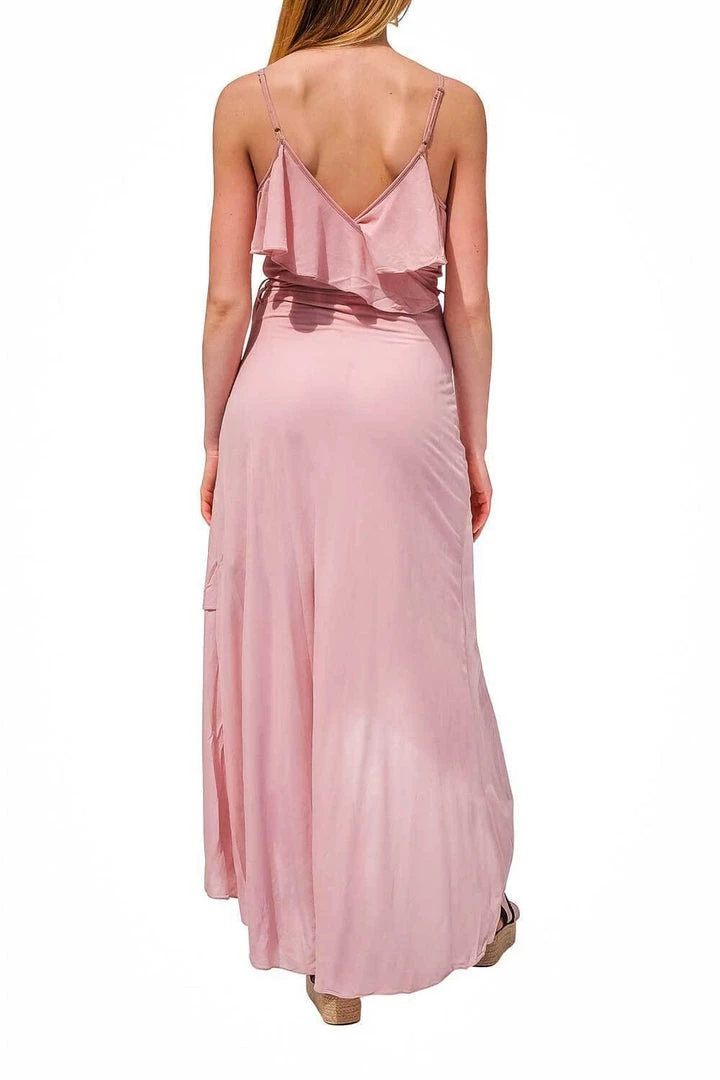 Promesa Clothing Ruffled Wrap Dress 3 Promesa Clothing Ruffled Wrap Dress