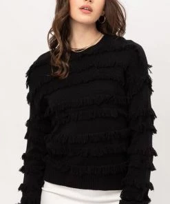 Love Tree New Arrivals Lolo Fringe Sweater