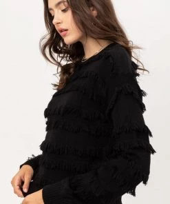 Love Tree New Arrivals Lolo Fringe Sweater