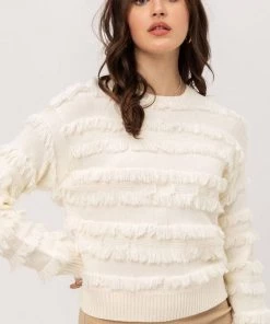 Love Tree New Arrivals Lolo Fringe Sweater