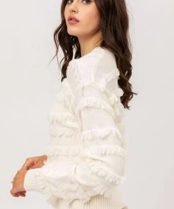Love Tree New Arrivals Lolo Fringe Sweater