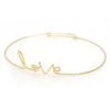 OMG Blings Love Script Layering Bracelet
