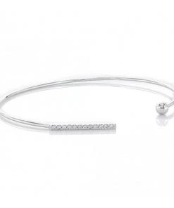 OMG Blings Layering Pavé Bar Cuff Bracelet