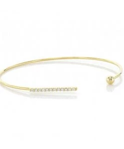 OMG Blings Layering Pavé Bar Cuff Bracelet