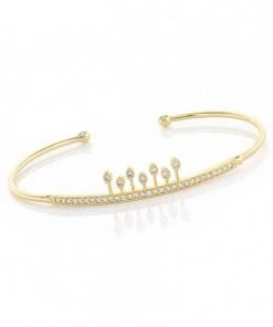 OMG Blings Princess Pavé Cuff Bracelet Accessories