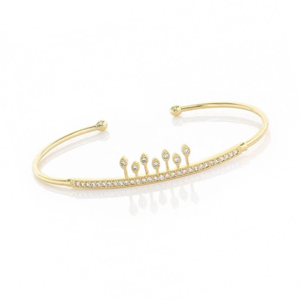OMG Blings Princess Pavé Cuff Bracelet Accessories 1 OMG Blings Princess Pavé Cuff Bracelet Accessories