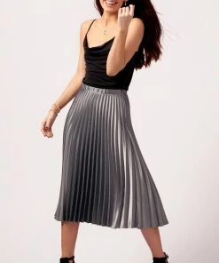 Haute Monde Clothing Hayley Pleated Skirt