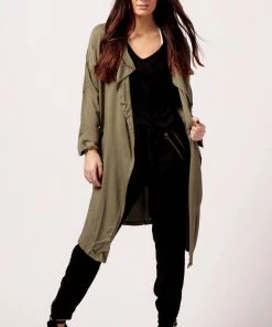 Hayden Army Green Duster Jacket New Arrivals
