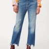 Free People Maggie Mid Rise Straight-Leg Jean
