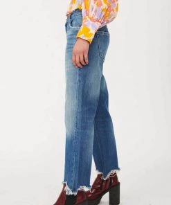Free People Maggie Mid Rise Straight-Leg Jean 8 Free People Maggie Mid Rise Straight-Leg Jean