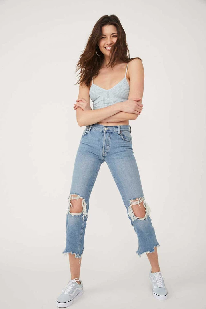 New Arrivals Free People Maggie Mid-Rise Straight-Leg Jeans 1 New Arrivals Free People Maggie Mid-Rise Straight-Leg Jeans