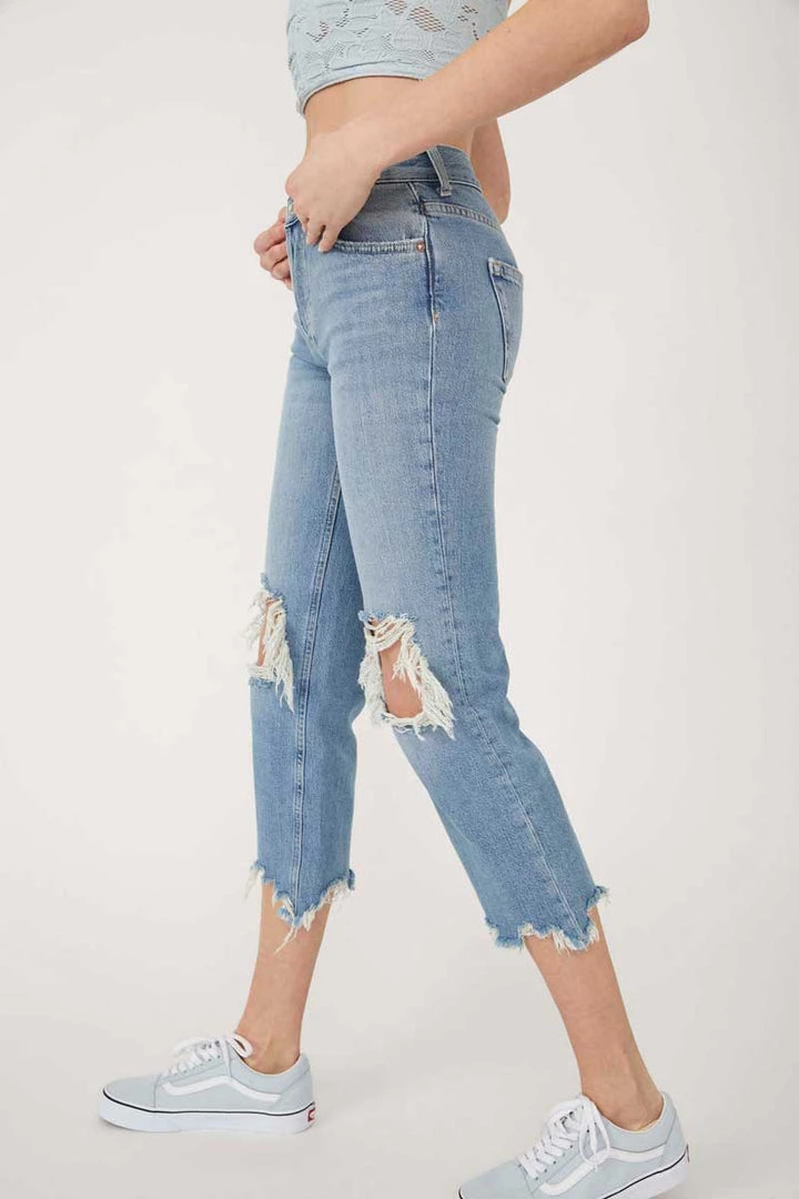 New Arrivals Free People Maggie Mid-Rise Straight-Leg Jeans 5 New Arrivals Free People Maggie Mid-Rise Straight-Leg Jeans