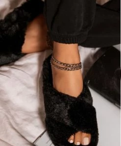 Ooh Shoes Mayberry Faux Fur Slippers