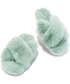Ooh Shoes Mayberry Faux Fur Slippers