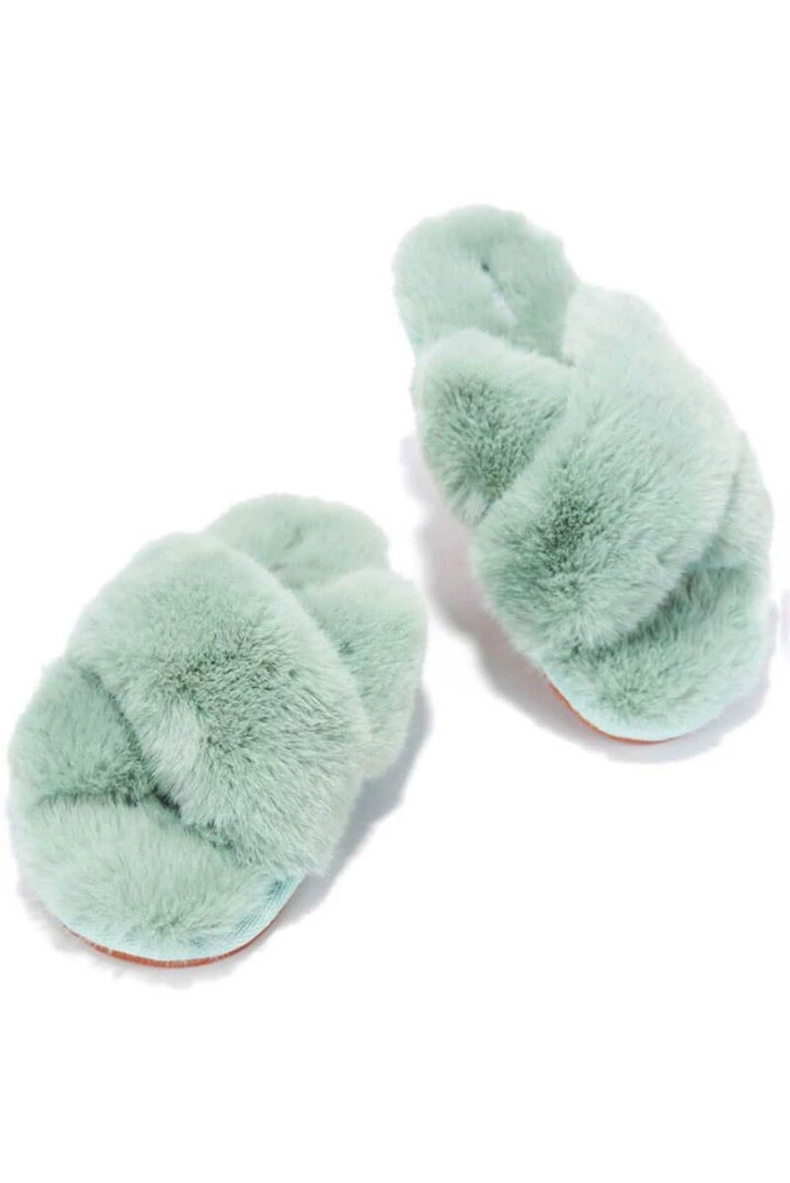 Ooh Shoes Mayberry Faux Fur Slippers 2 Ooh Shoes Mayberry Faux Fur Slippers