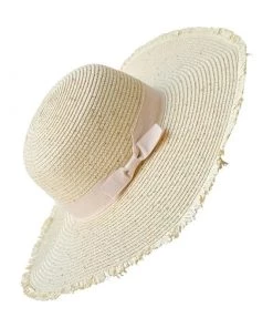 MILK MONEY Sparkle Straw Floppy Hat
