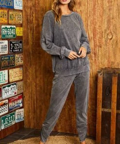 Main Strip Mineral Washed Lounge Joggers New Arrivals