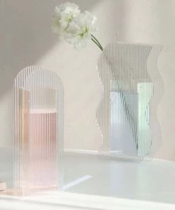 MILK MONEY - DropShip New Arrivals Modern Acrylic Vase 9 MILK MONEY - DropShip New Arrivals Modern Acrylic Vase