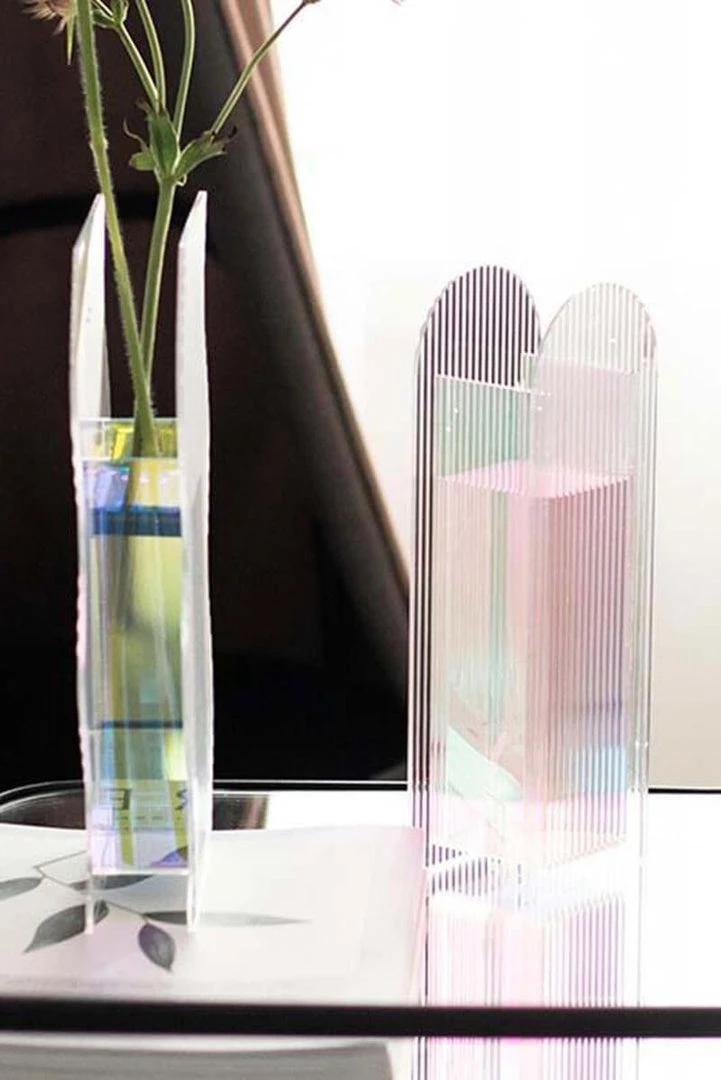 MILK MONEY - DropShip New Arrivals Modern Acrylic Vase 2 MILK MONEY - DropShip New Arrivals Modern Acrylic Vase