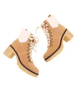 Miracle Miles Monroe Shearling Military Bootie New Arrivals