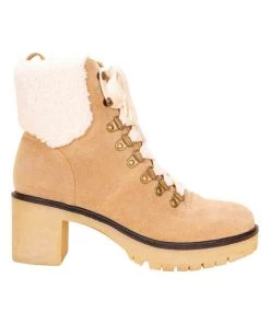 Miracle Miles Monroe Shearling Military Bootie New Arrivals