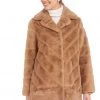 Patty Kim Notch Lux Faux Fur Coat