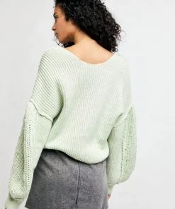New Arrivals Free People Sea Bright Pullover
