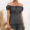 Anna Kaci New Arrivals Off The Shoulder Ruffle Dress