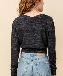 Hyfve Overlapping Button Hacci Top New Arrivals