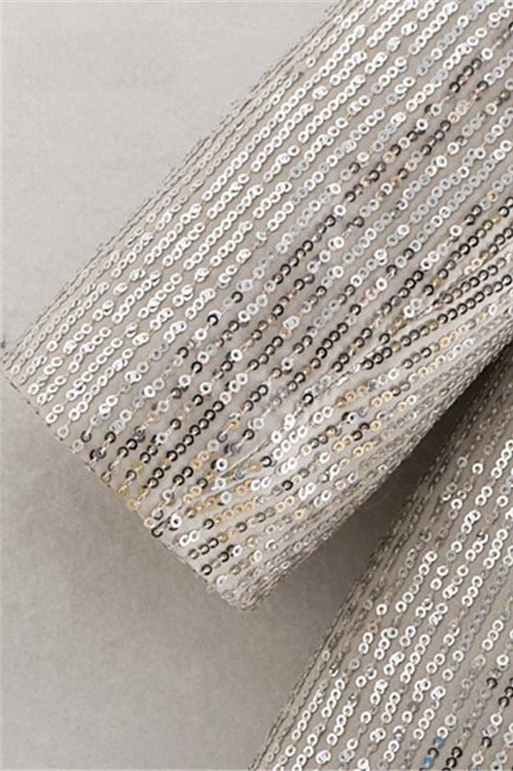 MILK MONEY - DropShip Silver Sequin Blazer New Arrivals 3 MILK MONEY - DropShip Silver Sequin Blazer New Arrivals