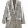 MILK MONEY - DropShip Silver Sequin Blazer New Arrivals