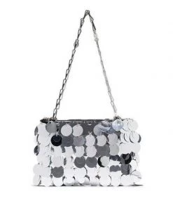 MILK MONEY - DropShip New Arrivals Oversized Silver Sequin Shoulder Bag