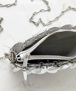 MILK MONEY - DropShip New Arrivals Oversized Silver Sequin Shoulder Bag