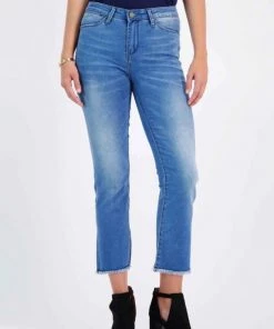 MILK MONEY High-Rise Mini Boot Jeans Clothing