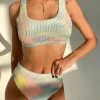 MILK MONEY - DropShip Palm Tie Dye Bikini Set