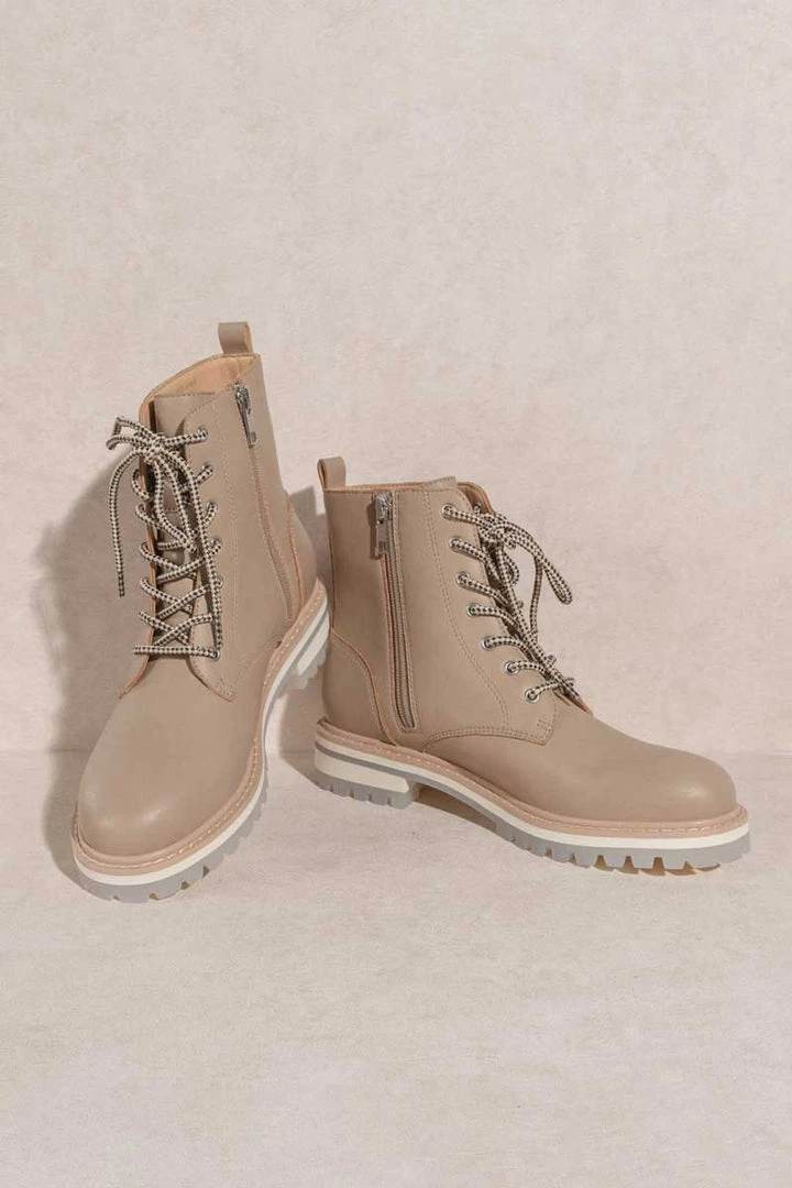 Oasis Society New Arrivals Paula Latte Modern Lace-Up Boot 3 Oasis Society New Arrivals Paula Latte Modern Lace-Up Boot