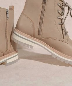 Oasis Society New Arrivals Paula Latte Modern Lace-Up Boot 7 Oasis Society New Arrivals Paula Latte Modern Lace-Up Boot