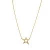 OMG Blings New Arrivals Pavé Asymmetrical Star Charm Necklace