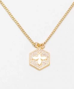 Nakamol New Arrivals Pavé Bee Charm Necklace