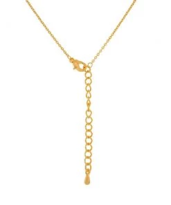 OMG Blings Pavé Evil Eye Charm Necklace