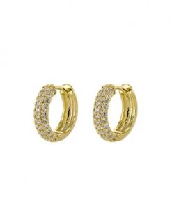 Montana New Arrivals Pavé Huggie Hoop Earrings