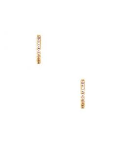Volpe Pavé Line Huggie Hoop Earrings New Arrivals