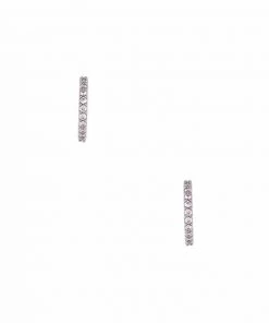 Volpe Pavé Line Huggie Hoop Earrings New Arrivals