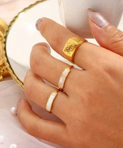 MILK MONEY - DropShip New Arrivals Pearl Bar Ring