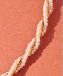 Merveille Pearl Wrapped Headband