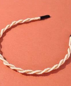 Merveille Pearl Wrapped Headband